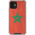 Morocco Flag Distressed iPhone 12 Mini Clear Case